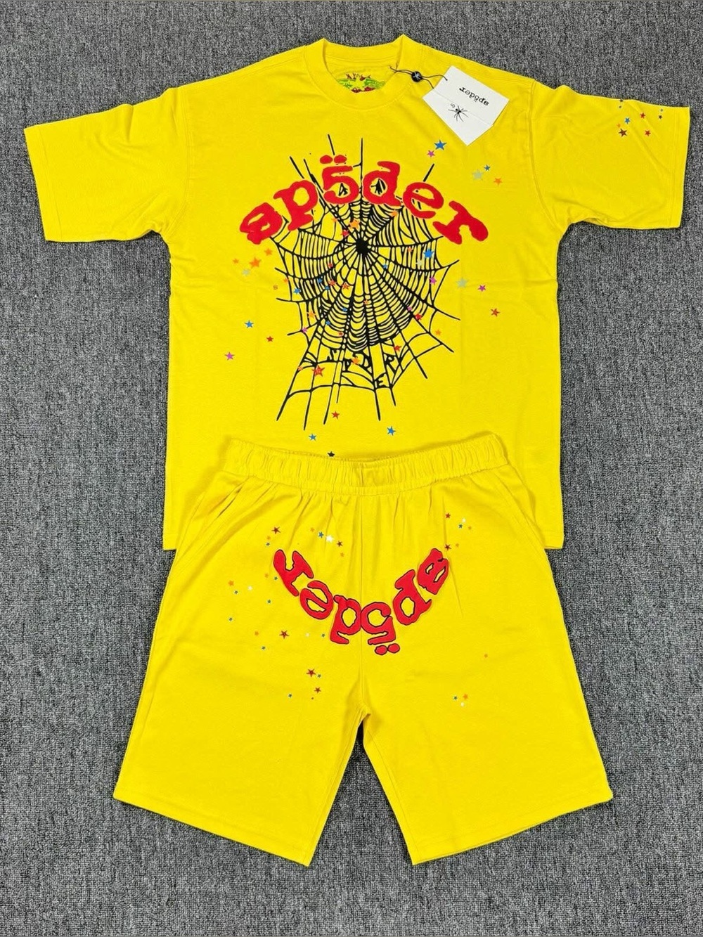 Spider Yellow Short Sleeve Tee - Spider